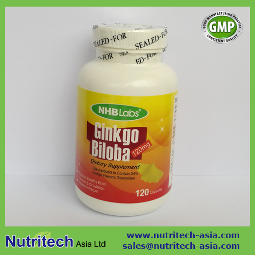 Ginkgo Biloba Extract Softgel Capsules