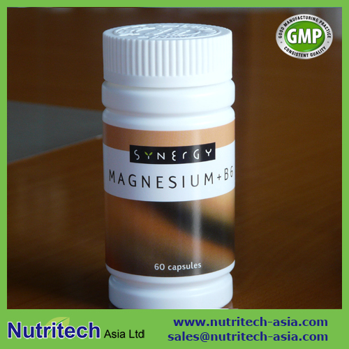 Magnesium With Vitamin B6 Capsules private label